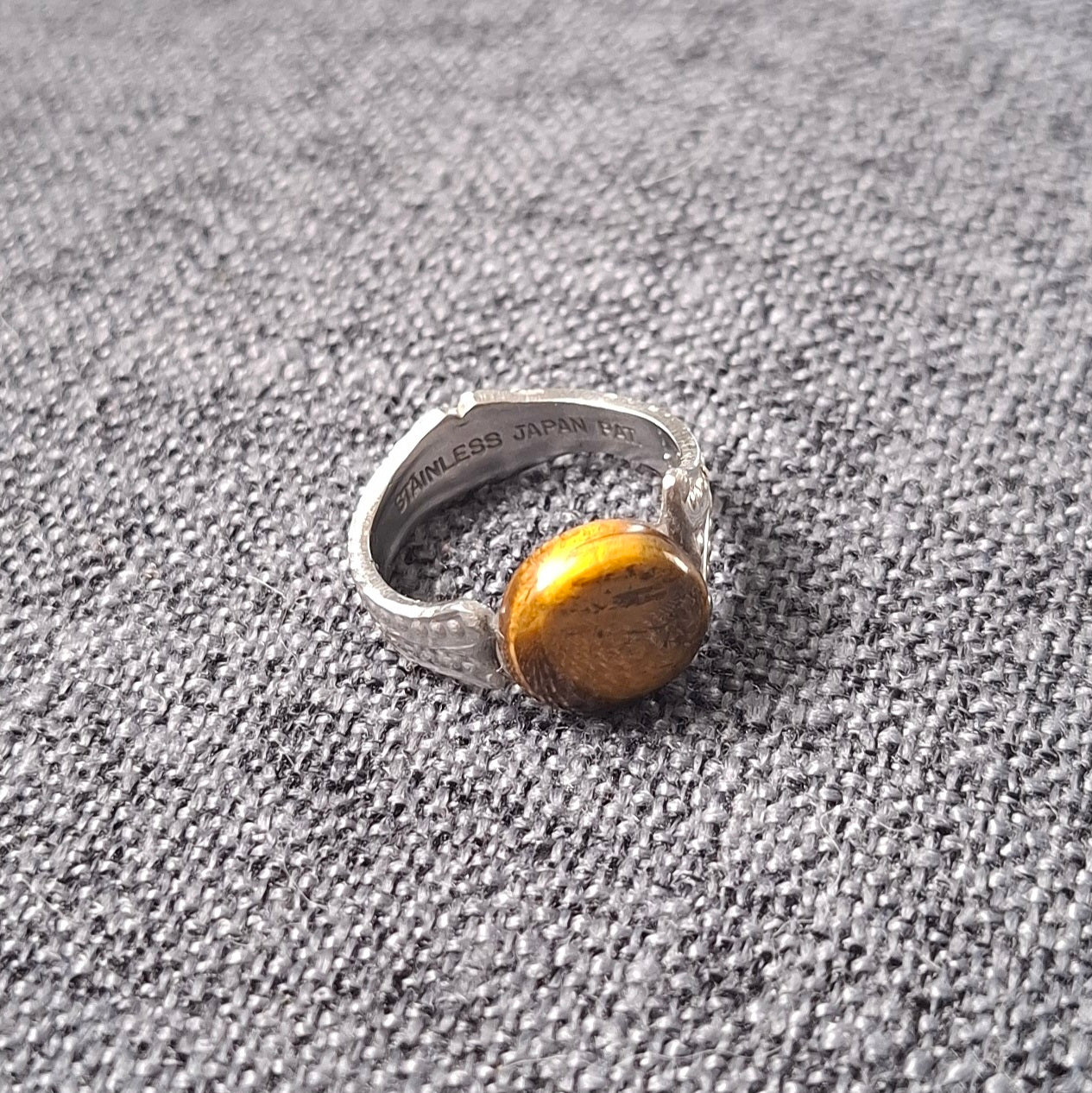 Tigers Eye Asymmetrical Ring