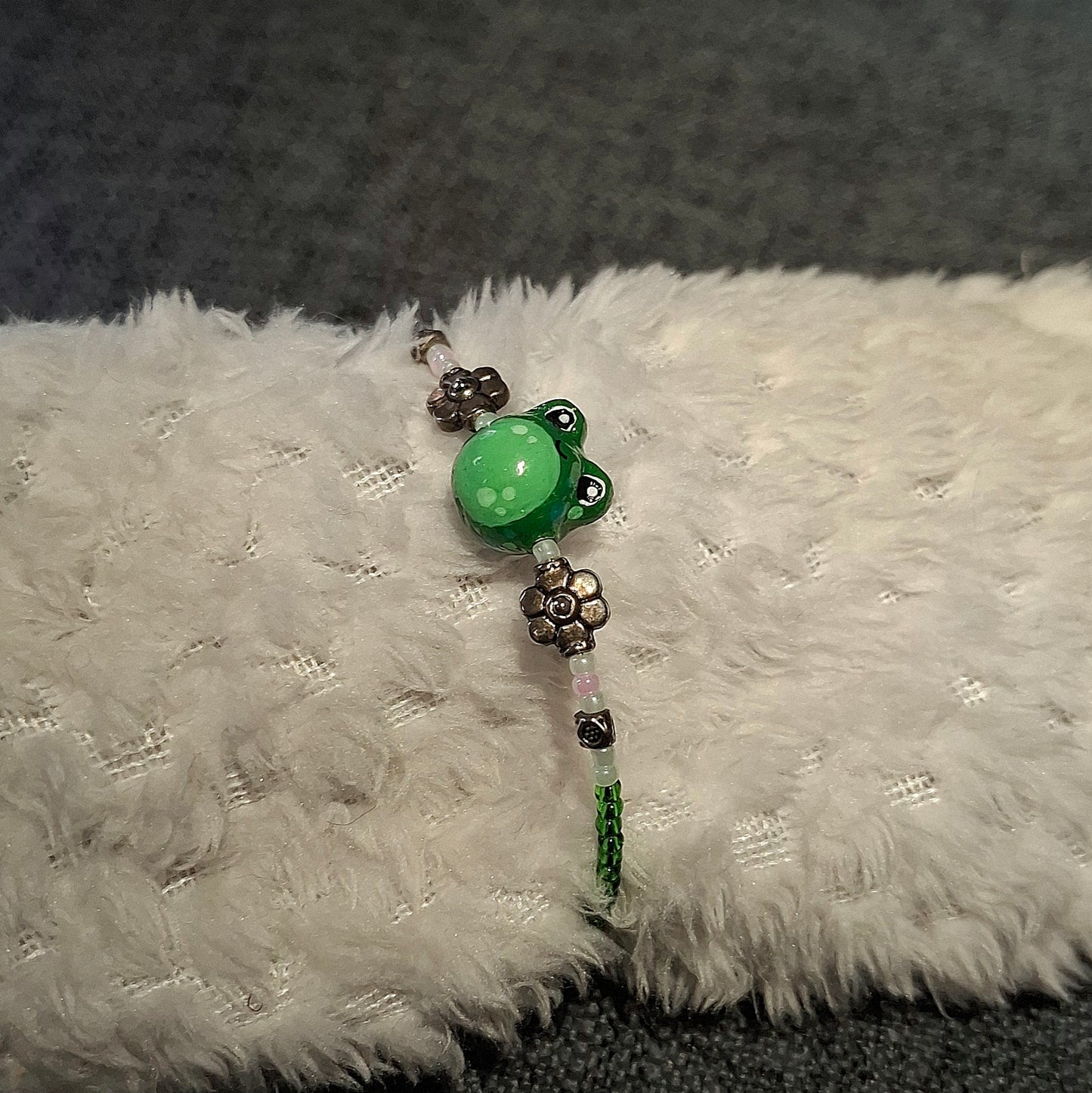 Beaded Frog Bracelet